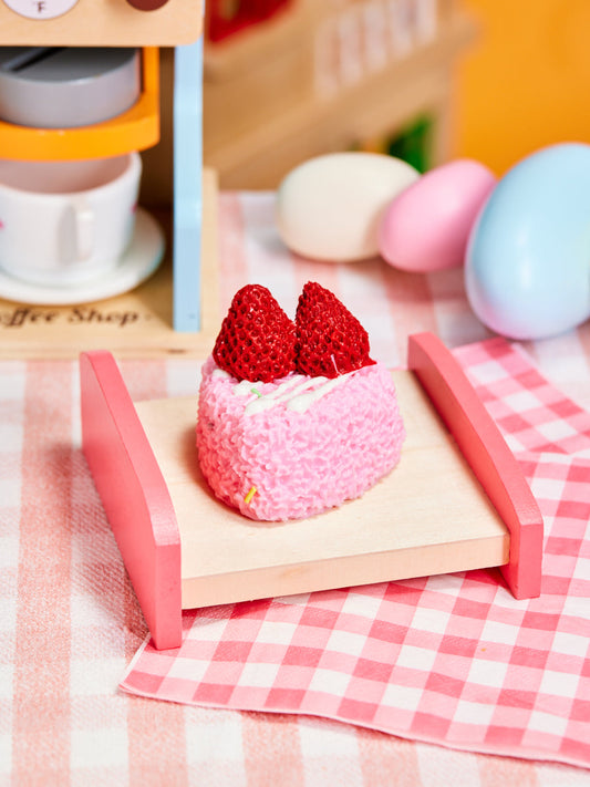 Strawberry Rice Ball Squishy Toy