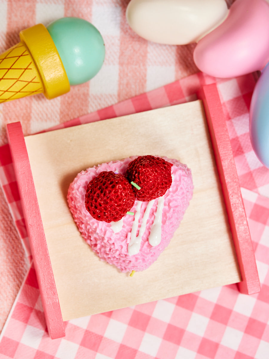 Strawberry Rice Ball Squishy Toy