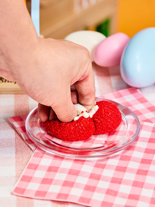 Cute Dual Strawberries Squishy Toy