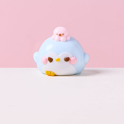 Cute Light Blue Penguin Squishy Toy