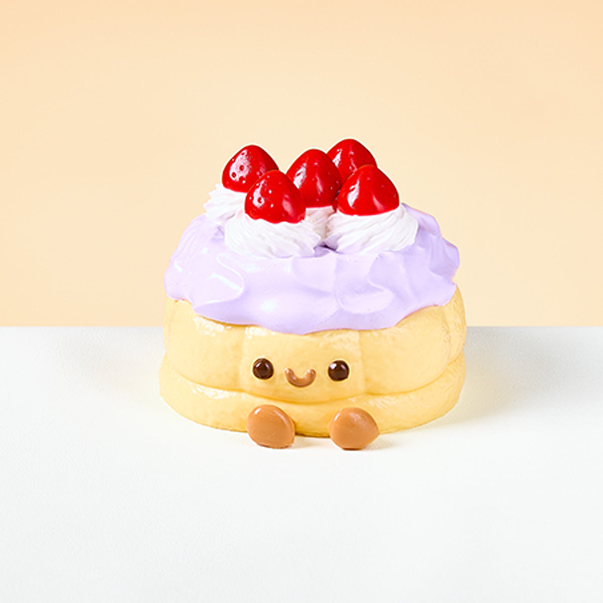 Purple Strawberry Tart Cake Squishy Toy