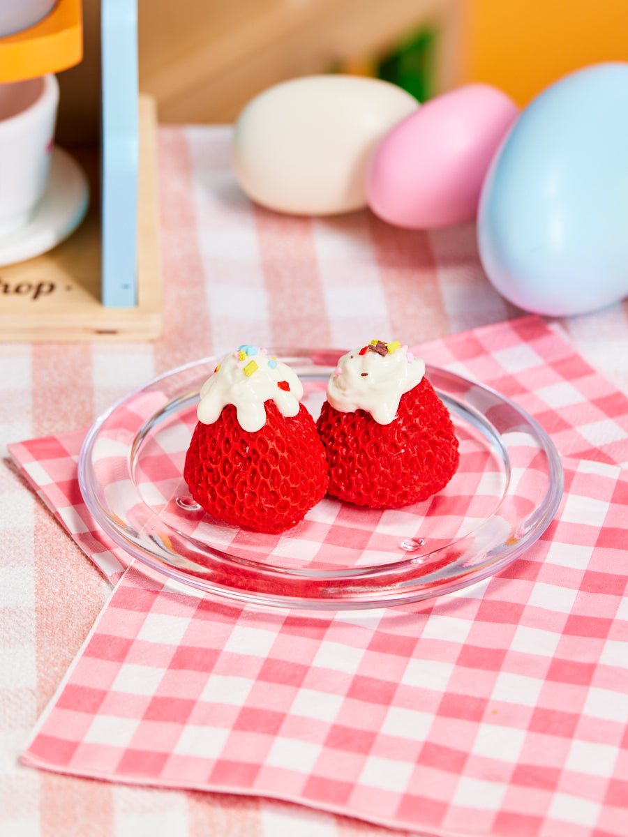 Cute Dual Strawberries Squishy Toy