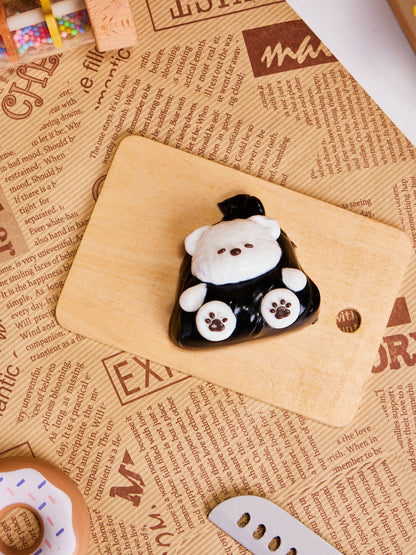 Bag Bear Squishy Toy